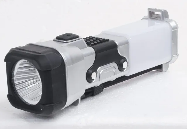 Marin & Fritid Campinglampa 7 LED + 3 LED batteri