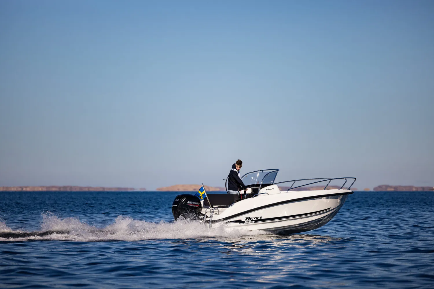 Micore 53cc styrpulpetbåt lättrailad