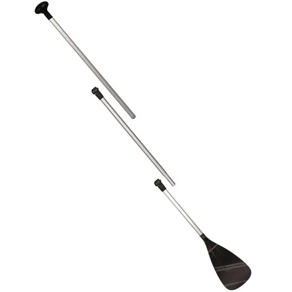 Marin & Fritid SUP-paddel aluminium svart 175–215 cm
