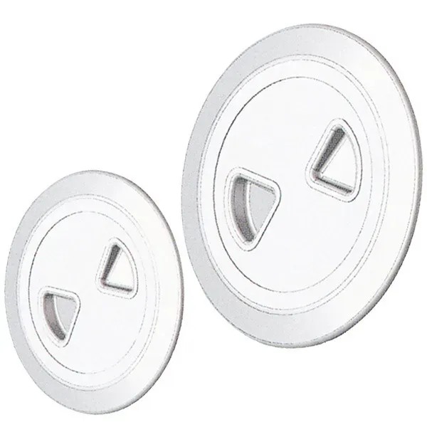 Marin & Fritid Top Line inspektionslucka vit Ø133 mm ABS