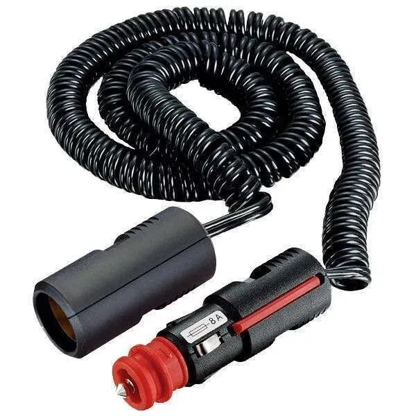 Marin & Fritid universalkontakt 8A spiralsladd cigarruttag