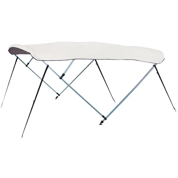Marin & Fritid Bimini top 3-armad vit 180x185-195 cm kapell