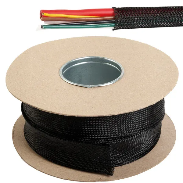 Marin & Fritid kabelskydd Ø35-64 mm 10 m svart flexibelt