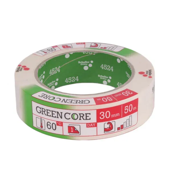 Green Core maskeringstejp 50 mm x 50 m kräppapper