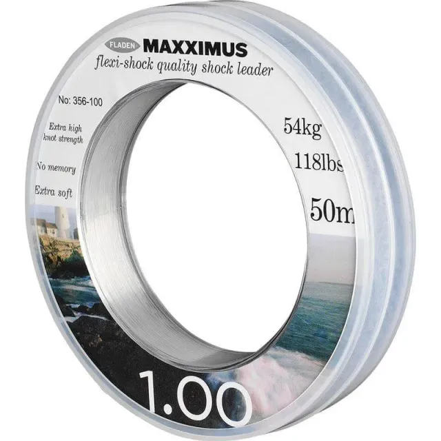 Maxximus Flexi-shock tafslina 50m 0,80mm 77,2lbs följsam