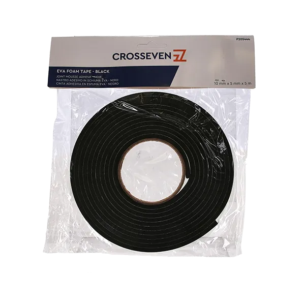 Marin & Fritid EVA skumtape 5m svart 10mm självhäftande
