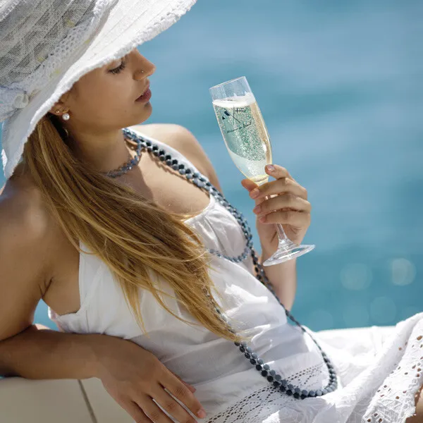 Marin & Fritid Welcome on Board champagneglas 236 ml Tritan