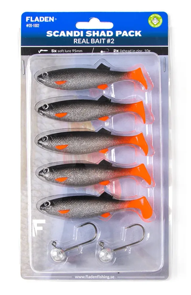 Marin & Fritid Maxximus Scandi Roach 10 cm jigg 5-pack