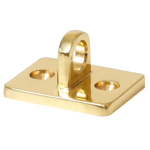 Marin & Fritid Väggbeslag Räckeslina Mässing 22 mm