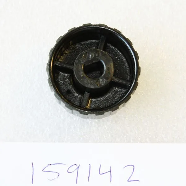 Marin & Fritid Vred Svart Plast 6 mm axel