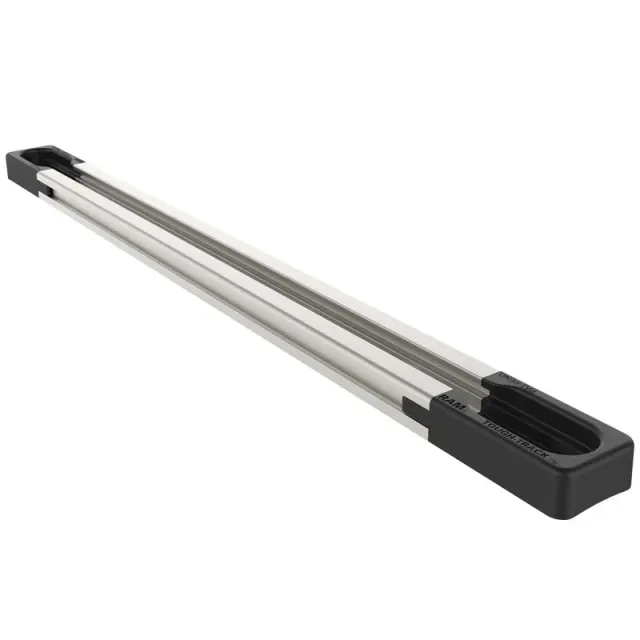Marin & Fritid fästskena aluminium 9 tum med ändlock