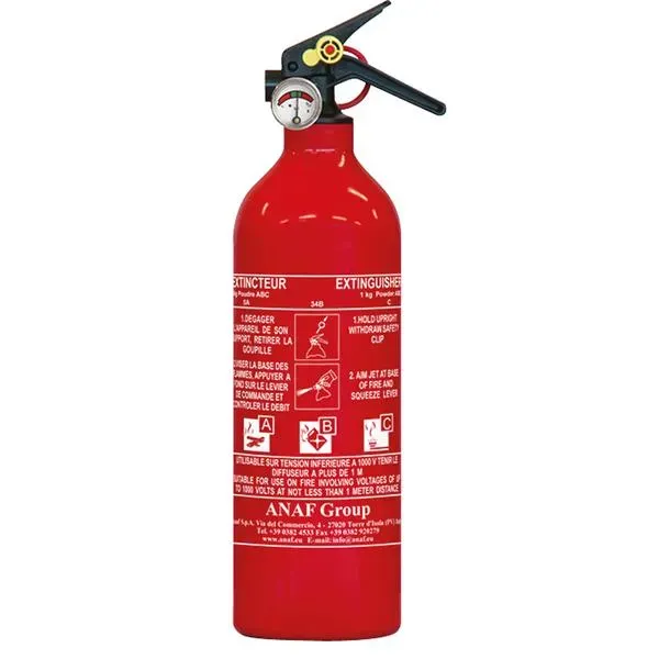 Brandsläckare pulversläckare 2 kg ABC med hållare