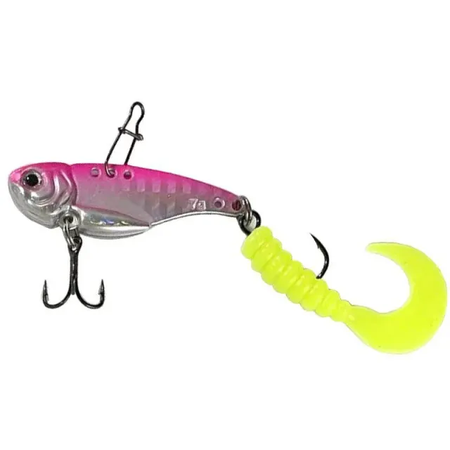 Conrad Vibra Fat jigg 7g pink med enkelkrok
