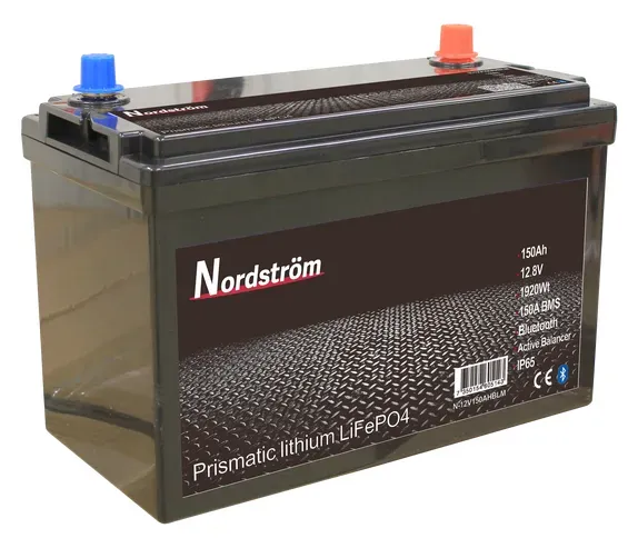 Marin & Fritid Nordström Lithium Bluetooth batteri 12V 150Ah