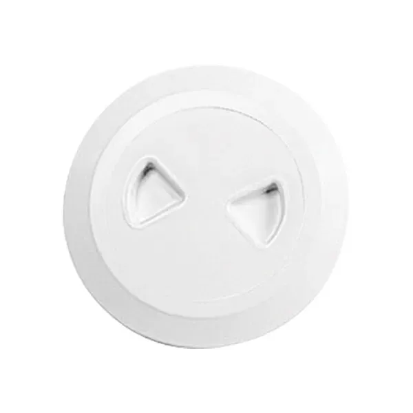 Inspektionslucka 222 mm vit heltäckande lock