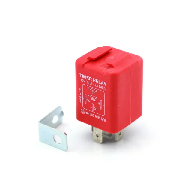 Marin & Fritid timerrelä 12V 20A 5-pol 25 sek