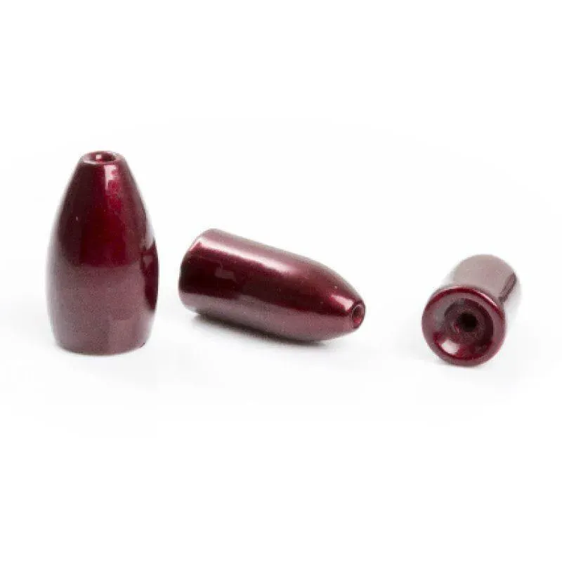 Marin & Fritid Worm Weights sänke röd 14 g 10-pack volfram