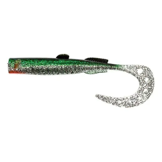 Giant Goby Single Tail 170mm gummibete metallic green