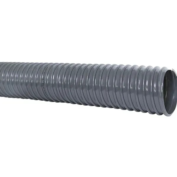Marin & Fritid Spiralslang 50mm Grå 25m PVC-slang flexibel