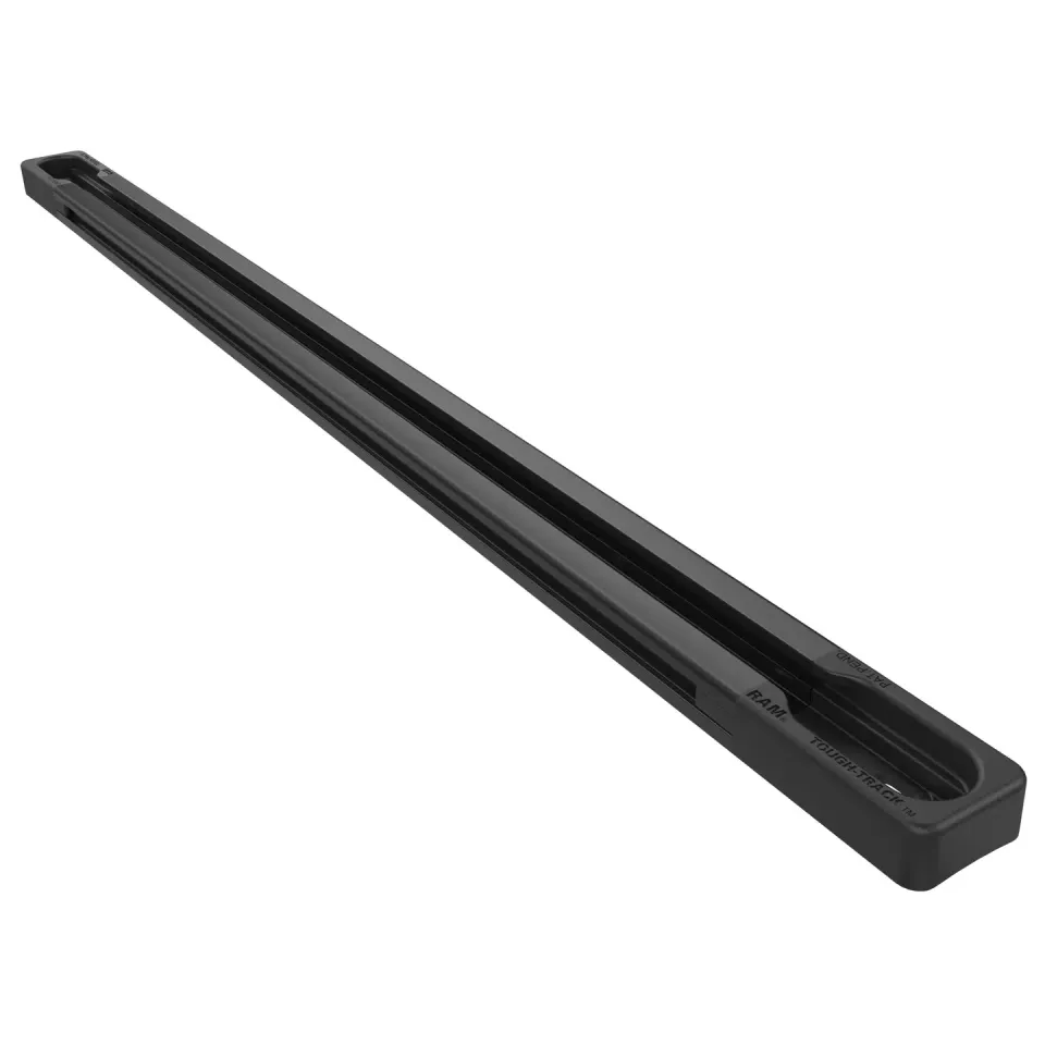 Marin & Fritid aluminiumskena 13" svart med ändlock