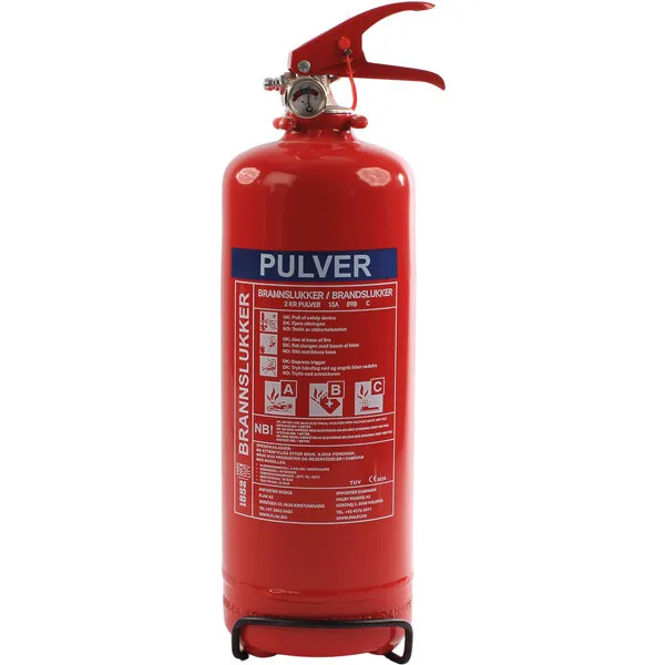 1852 brandsläckare 2 kg pulver ABC båt