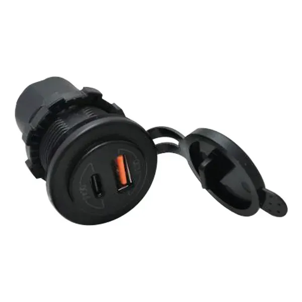 Marin & Fritid 1852 USB-uttag A+C 12/24V inbyggt 2,4A