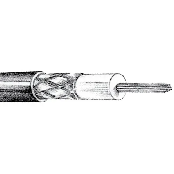 Marin & Fritid VHF-kabel RG58C/U vit 6mm 100m