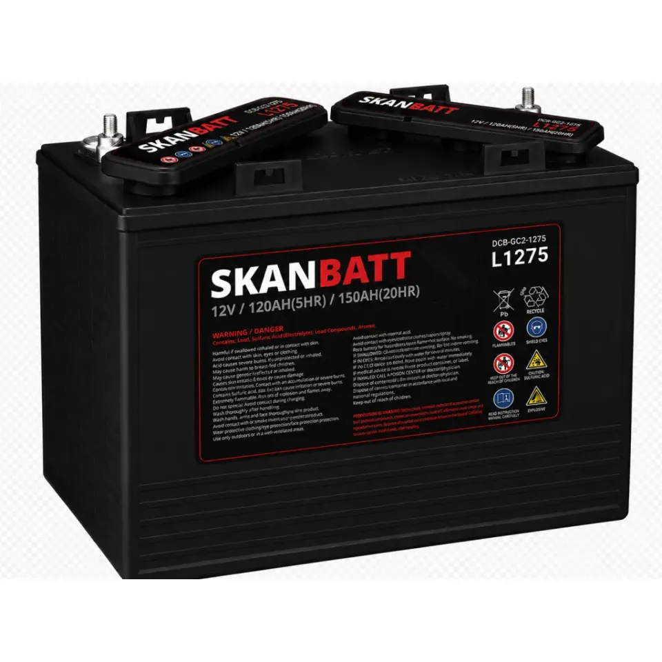 Skanbatt Deep Cycle L1275 batteri 12V 150Ah