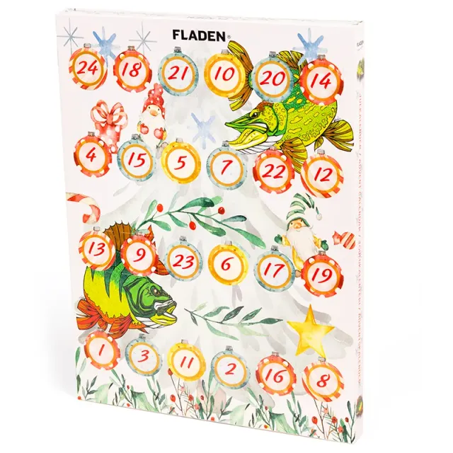 Marin & Fritid Julkalender fiskedrag 24 luckor spinnare
