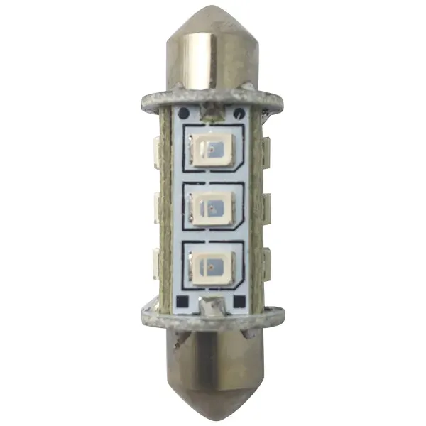 Marin & Fritid 1852 LED lanthanlampa 37mm röd 2-pack