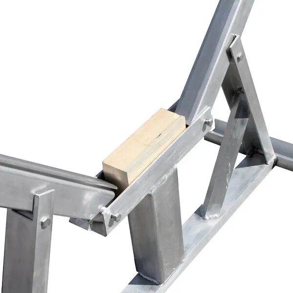 1852 båtstativ aluminium självjusterande 2t 2-pack