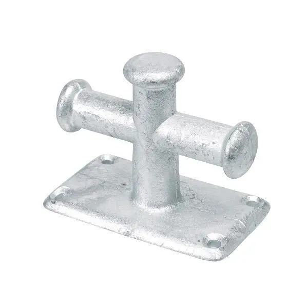 Marin & Fritid Bryggpollare enkel galvaniserad 140x80 mm