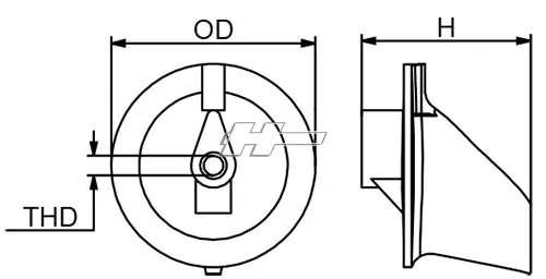 Marin & Fritid anod trimfena aluminium Yamaha 100-200hk