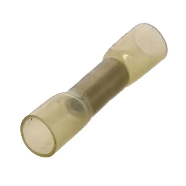 Marin & Fritid skarvhylsa gul 4-6 mm² lim 100-pack vattentät