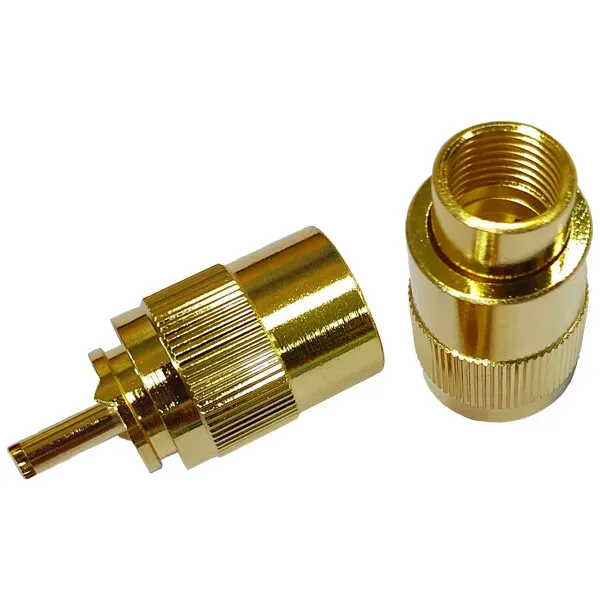 Marin & Fritid 1852 PL259 VHF-kontakt 10 mm guld