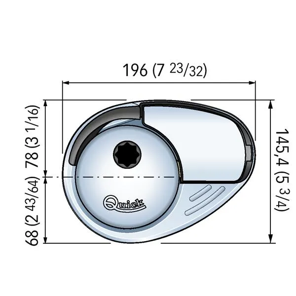 Marin & Fritid Prince DP2E 1000 ankarspel 12V 6mm 800W