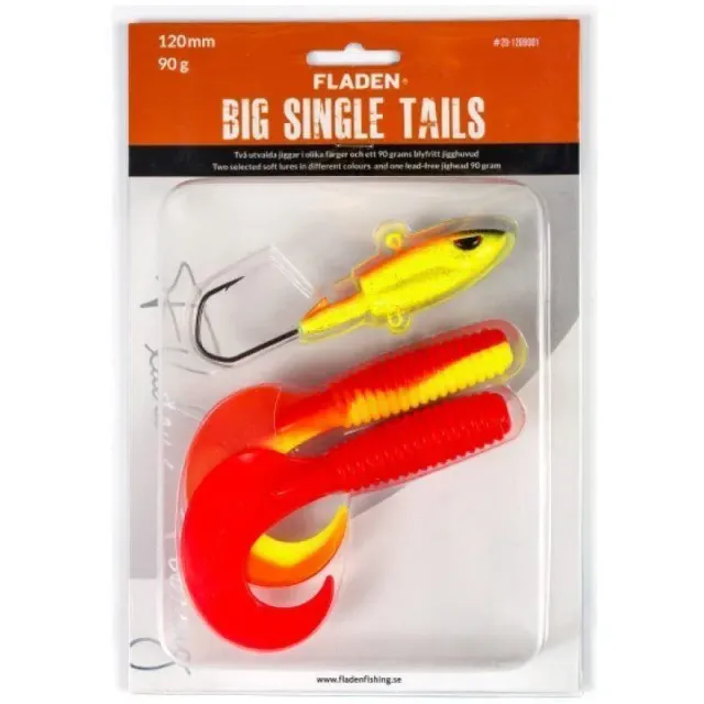 Marin & Fritid Big Single Tail jiggsortering 120 mm 90 g