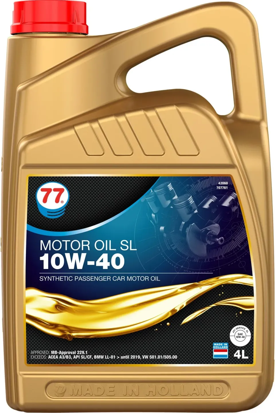 Marin & Fritid delsyntet motorolja 10W-40 3,785L