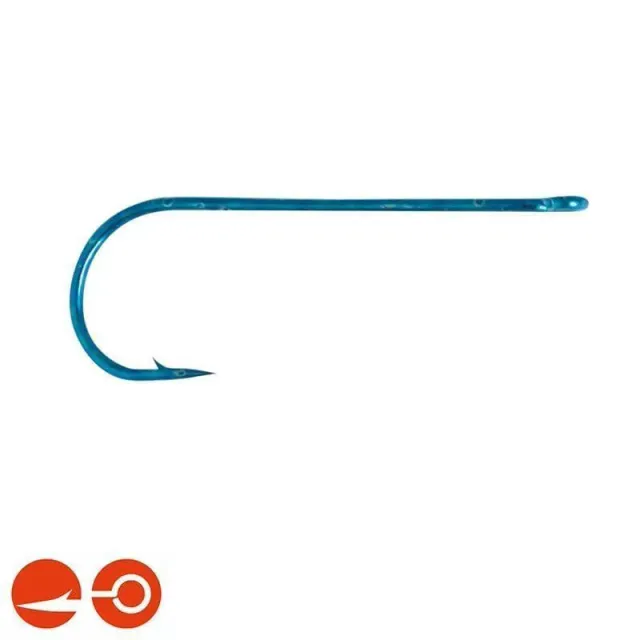 Marin & Fritid Aberdeen fiskkrok stl 8 blå 10-pack