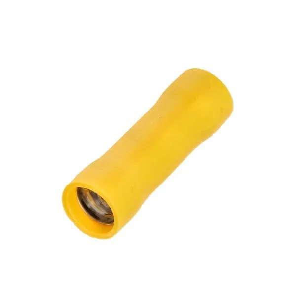 Marin & Fritid Skarvhylsa gul 4-6mm² 100-pack