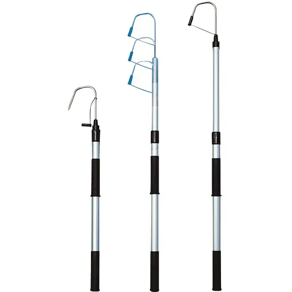 Marin & Fritid huggkrok aluminium 80-120 cm teleskop