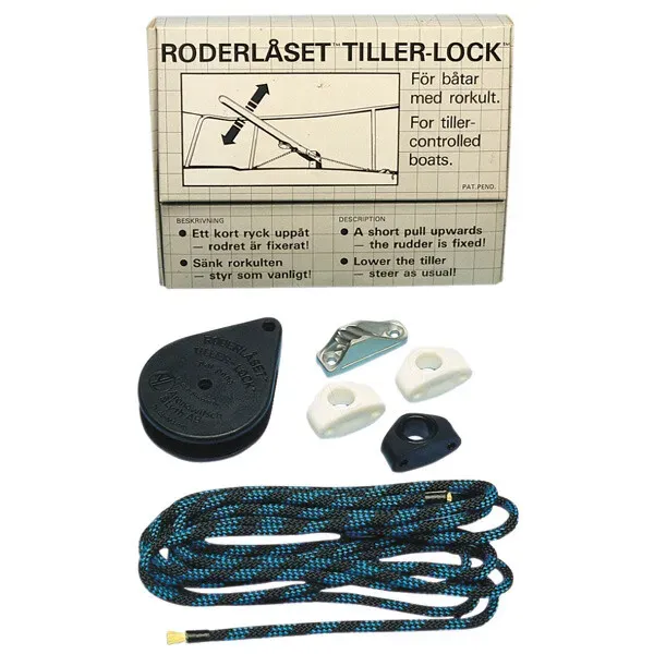 Marin & Fritid Tiller-lock roderlås komplett