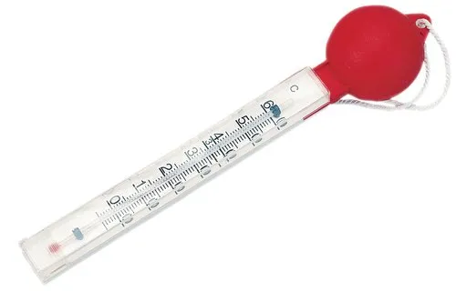 Badtermometer med flöte och band