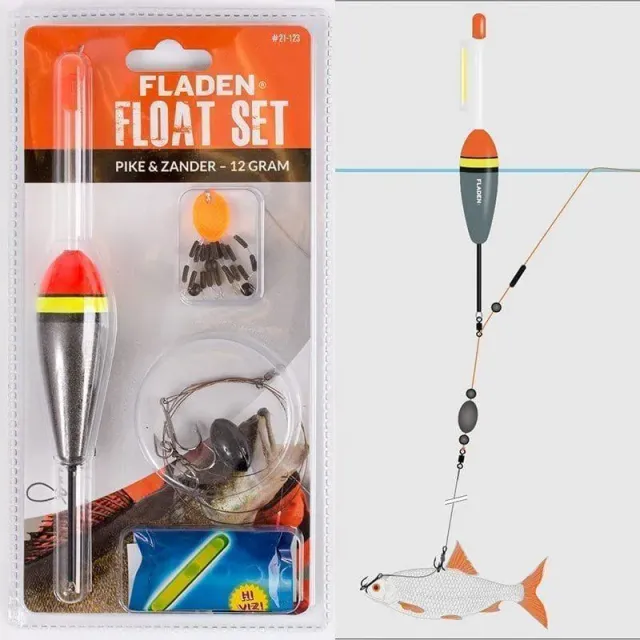 Marin & Fritid Pike Zander flöteset 12 g för gädda
