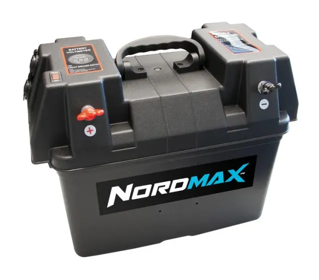 Nordmax NMCBB-N70F batteribox USB 12V externa uttag
