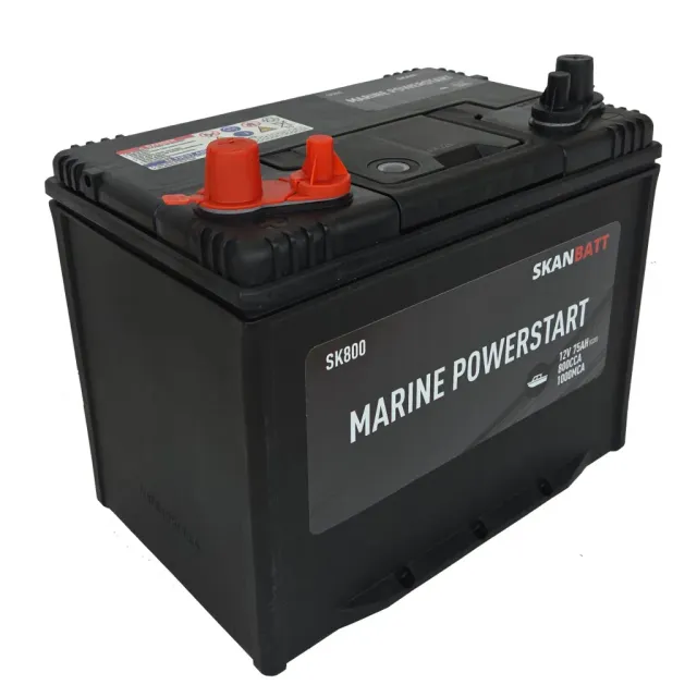 Marin & Fritid Powerstart SK800 marinbatteri 12V 75Ah 800CCA