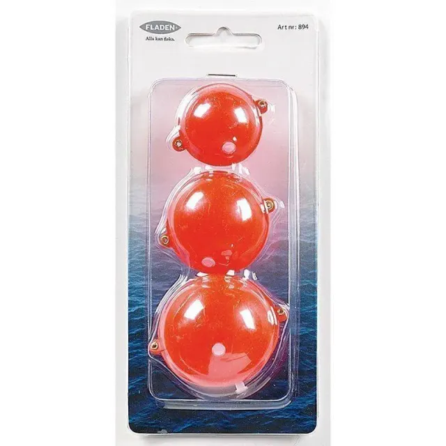 Marin & Fritid kastkula röd 3-pack underhållsfri