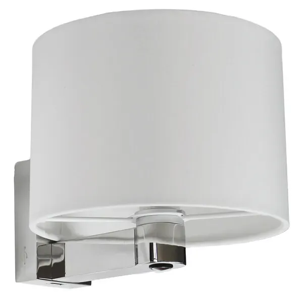 Casolux Wallis liten rund vägglampa 10-30V rostfri