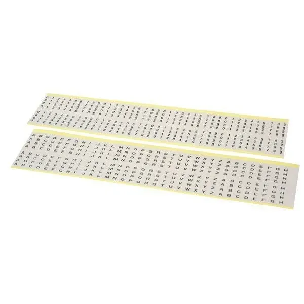 Marin & Fritid Kabelmärkning 3mm siffror bokstäver
