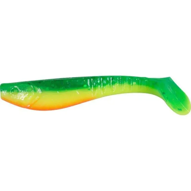 Marin & Fritid Minnow Shad 80 mm jigg grön-gul-orange